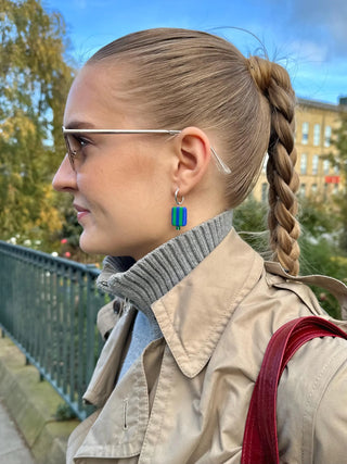 Bead Hoop Earrings