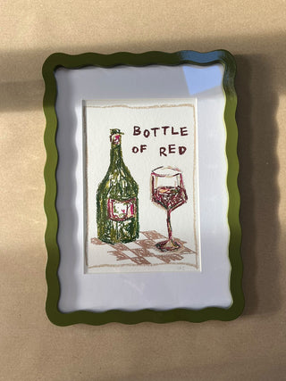 Bottle of Red - A5 Giclée Print