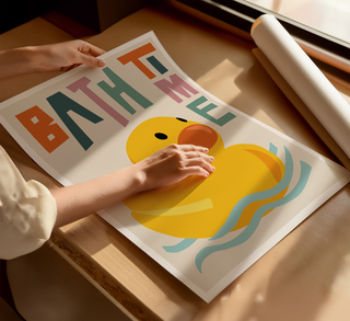 Bath Time Print