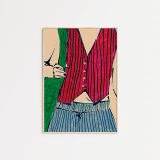 Beach Day Art Print