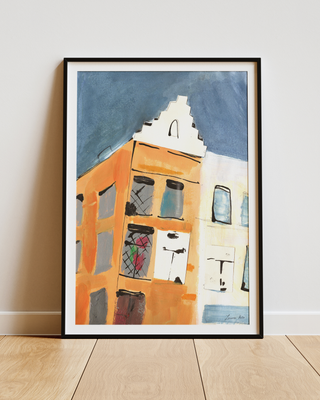 Belgium Buildings Print