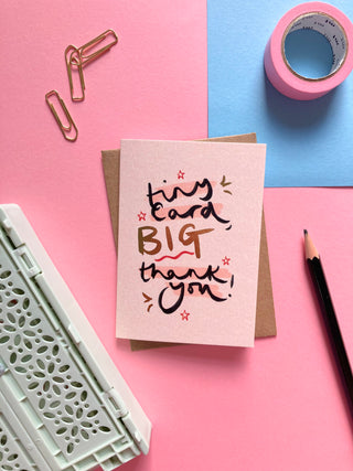 Big Thank You Greeting Card