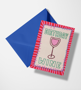 Birthday Wine Card