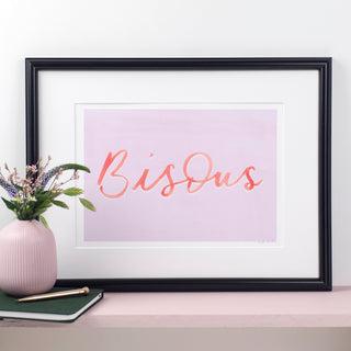 Bisous A4 Print