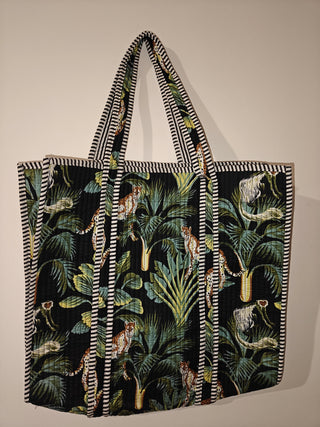 Black Amazon Reversible Tote