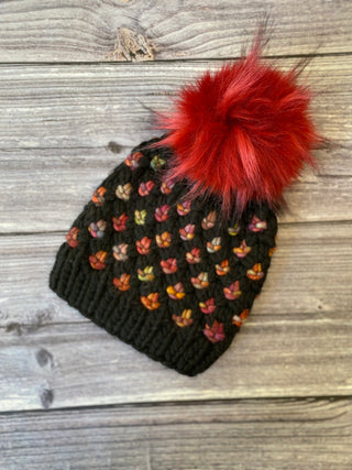 Black & Red Arbor Beanie