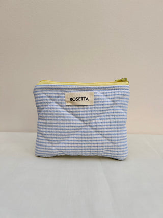 Blue Beach Hut Pouch