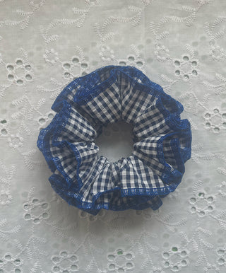 Blue Valentine Ruffle Scrunchie