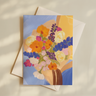 Blue Blooms Card