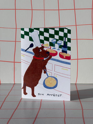 Bon Apetit Greetings Card
