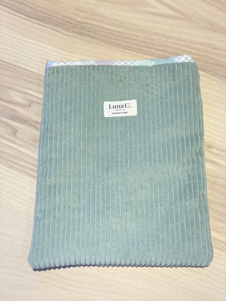 Book Sleeve in Corduroy Fabric