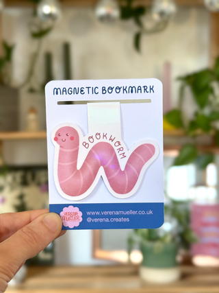Bookworm Magnetic Bookmark