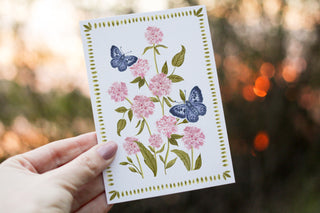 British Butterfly Greetings Card
