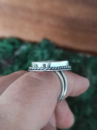Broken Plates: Fireglow Collection Ring Size M