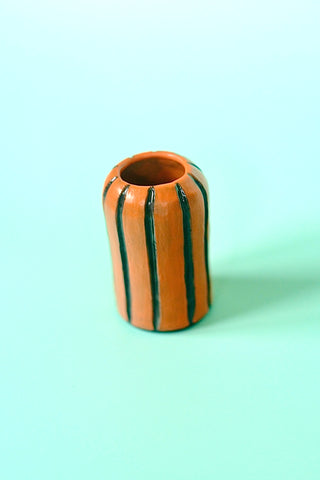 Orange Bud Vase