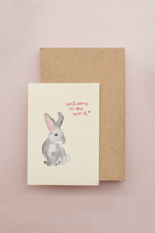 Baby Bunny Celebration Card