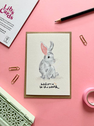 Bunny Greetings Card