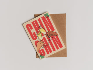 Chin Chin Christmas Card