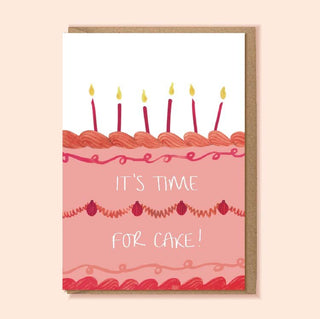 It's Time For Cake! A6 Card