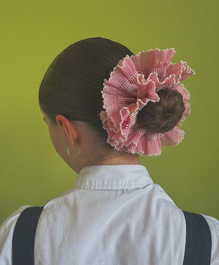 Candyfloss Plisse Scrunchie