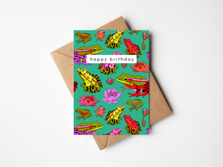 Frog Birthday Card
