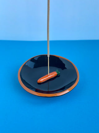 Carrot Incense Holder