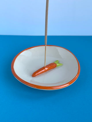 Carrot Incense Holder