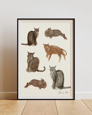 Cats Print