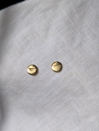 Circle Stud Earrings