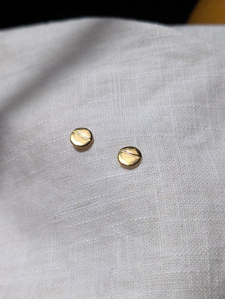 Circle Stud Earrings