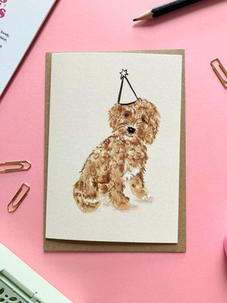 Cockapoo Greetings Card