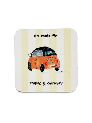 Coffee & Croissants Coaster