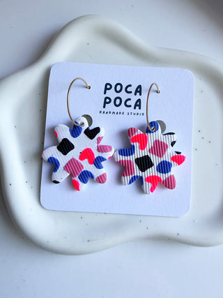 Colour Mix Lines Earrings