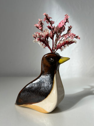 Medium Bird Vase Commun Bulbul
