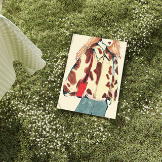 Cow Print Jacket Art Print