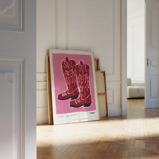Cowboy Boots Print