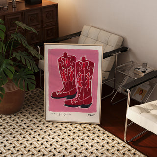 Cowboy Boots Print
