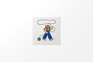 Crochet Cowgirl Print (Square)