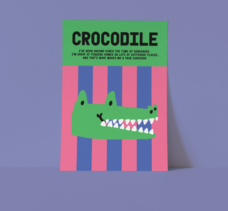Crocodile, Wildlife Wonders Art Print