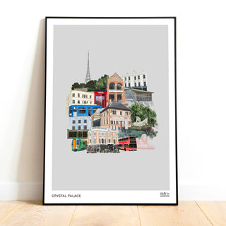 Crystal Palace Illustration Print