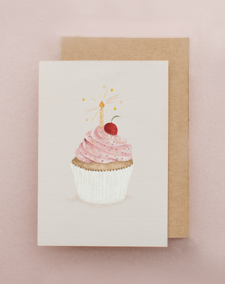 Cupcake Greetings Card