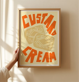 Custard Cream Print