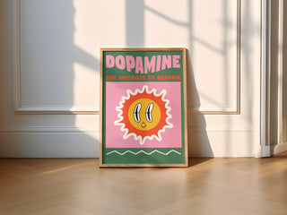 DOPAMINE Abstract Wall Art Print