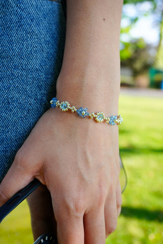 Azure Bloom Bracelet