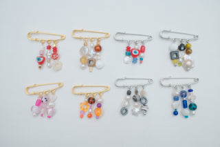 Puffaura Pin Charm Brooch