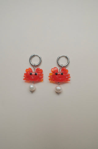 Crab Pearl Earrings