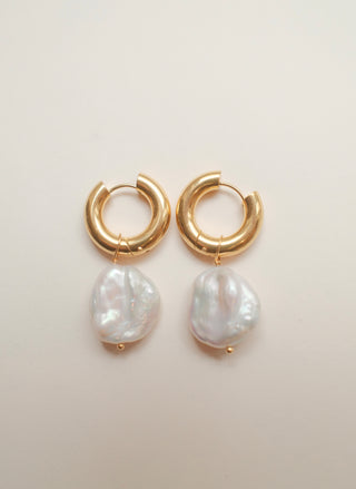Pearl Penny Earrings