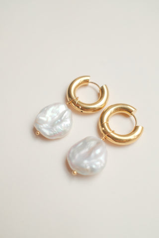 Pearl Penny Earrings
