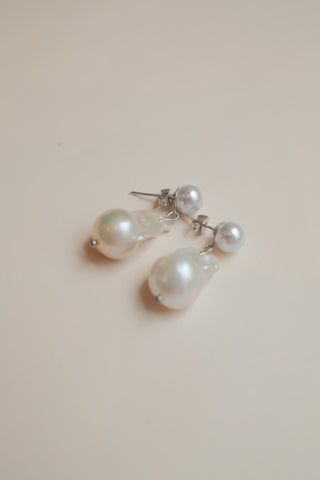 Drop Baroque Pearl Earring