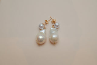 Drop Baroque Pearl Earring